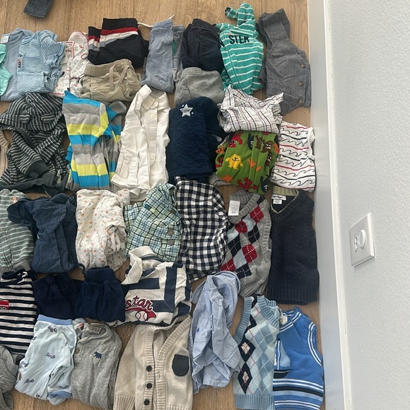 50+ baby boy clothing name brand items from size newborn to 12mo - Picture 3 of 7